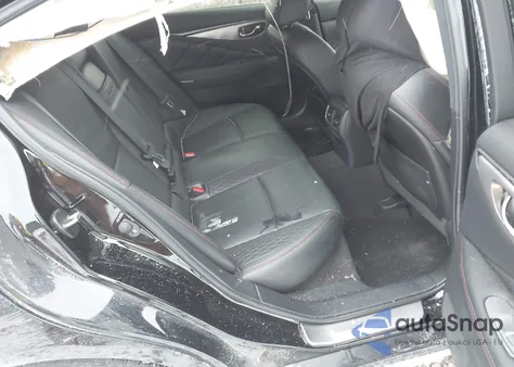 2018 Infiniti Q50 3.0T Red Sport 400 from USA, damaged, VIN JN1FV7AR5JM481409